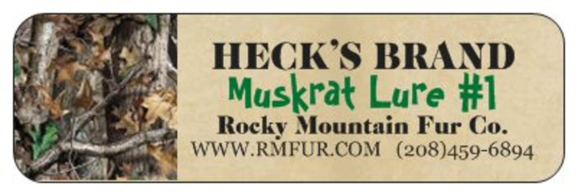 Heck's Muskrat Lure #1